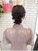 ＊THE  RIRE.  結婚式お呼ばれ×シニヨンアレンジ＊