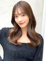 ミラリー トウキョウ(Mirareee Tokyo)&nbsp;20代30代40代◎前髪パーマグレーベージュレイヤーロング黒髪