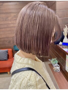 ジャム(Jam) 人気のミニボブ×ミルクティーカラー★中村大輔