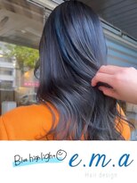 エマヘアデザイン(e.m.a Hair design)&nbsp;ブルーハイライト