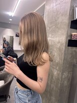 キング 梅田(K!ng)&nbsp;縮毛矯正髪質改善ハイライトレイヤーカット梅田美容室エクステ