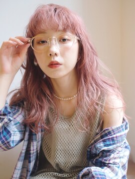 シオン(shion) 似合わせカットメルティカラーアプリコットオレンジ_38633