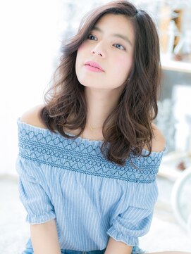 モッズヘア 越谷(mod's hair) かきあげフレンチガーリーレイヤーセミディh3越20代30代40代