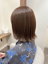 シア 新越谷店(SHEER)&nbsp;パツっとボブ×透け感ライトベージュ