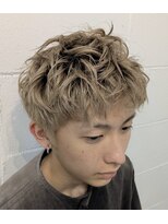 エフフォーユアヘアー 北方店(F for your hair)&nbsp;メンズ無造作パーマ風スタイル