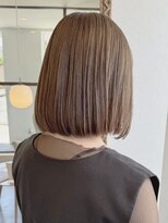 レターバイノベル(letter by novel)&nbsp;大人ボブ大人ショートボブ切りっぱなしボブ前髪あり前下がりボブ