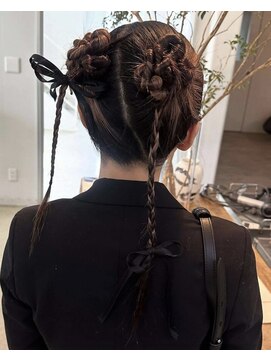 スワッグ(swag) ヘアセット