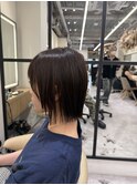 イメチェン ボブ 外ハネボブ 美髪 ホワイトブロンド 韓国