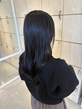 アドラーブル 万代店 (adorable) 20代30代髪質改善カラー暗髪冬カラーピンクブラウン