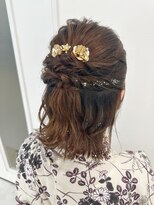 シアー(sheer)&nbsp;《sheer /稲葉》#ヘアセット#ハーフアップ