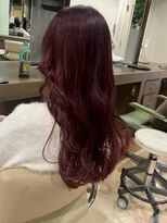 アウラ(AURA)&nbsp;盛岡ケアブリーチカラーペールピンクベージュショコラブラウン◆