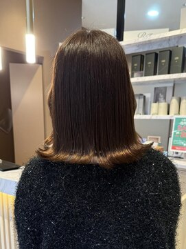 スーリール 小倉店(Sourire) くびれミディアム♪大人の透け感ベージュカラー20代