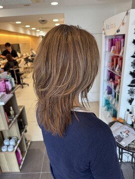 ニューヨークニューヨーク 桂店(NYNY) ☆白髪ぼかし/ロングウルフ/ウルフレイヤー