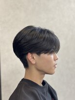 エクシア 六甲道店(EXCIA)&nbsp;ミディアムシースルーマッシュ/韓国メンズヘア