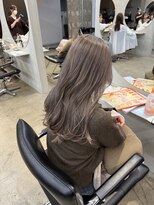 リラクオーレ 三宮 元町(LIRA CUORE)&nbsp;ケアブリーチ/ブリーチ/ハイトーン/グレージュ/グレー