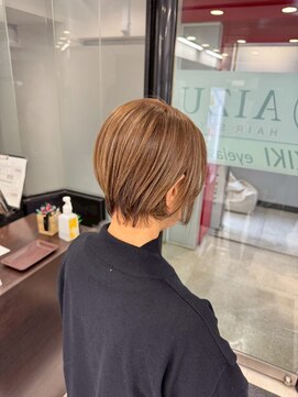 アイズ 本厚木(AIZU) 白髪ぼかしカラー 白髪ぼかしハイライト