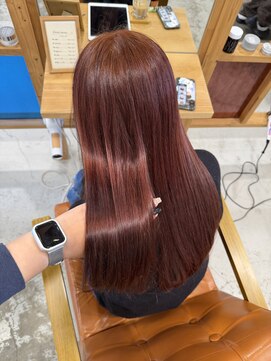 ジジ 宇都宮(Gigi) ピンクベージュ/ブリーチなしカラー/宇都宮/鶴田