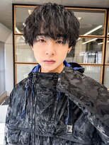 ソアメンズ 渋谷(soar men's)&nbsp;清潔感◎短髪ルーズパーマ×ビジネスショート