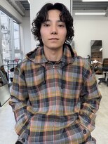 PARKiiiNG 心斎橋　ブリーチ/ダブルカラー/パーマ/メンズ【パーキング】&nbsp;ニュアンスパーマ