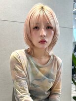 トリッカ シブヤ(TRICCA SHIBUYA)&nbsp;顔まわりレイヤーボブレイヤーカットミディアムボブウルフカット