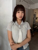 ナービス ラプソディー(NARVIS Rhapsody) 透明感ブラウン/ゆるふわパーマ/ミディアム