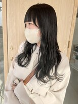 ヒュー(HUE) オリーブカラー ブリーチなしカラー