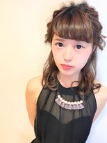 エルパティオ(EL PATIO)&nbsp;編み込みガーリーハーフアップ　[PATIO/枝川]