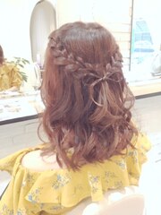 りぼん☆ハーフアップ×Brezza hair 笹塚