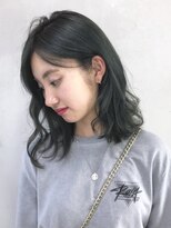 アイティー バイ アルバム 中野店(IT by ALBUM) モスグリーンウェーブ_セミウェットウェーブ_ba140642