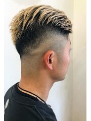 ON・OFF可能☆震災刈り！流行りのBARBER刈りスタイル☆