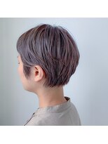 ハニーマスタード(HONEY MUSTARD)&nbsp;【お客様スタイル】ハイトーンショートのパープルグレージュ