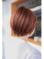 ヘアーラボ ハチ(HAIR LABO HACHI)&nbsp;ブラッディオレンジのショートスタイル☆