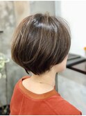 30代からオススメのメリハリショートボブ