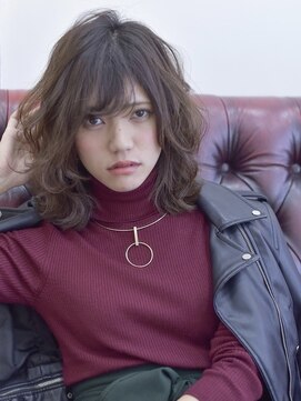 アヴァンス 広島本通店(AVANCE.) フェアリー×マッシュウルフ×こなれセミディ×レディ