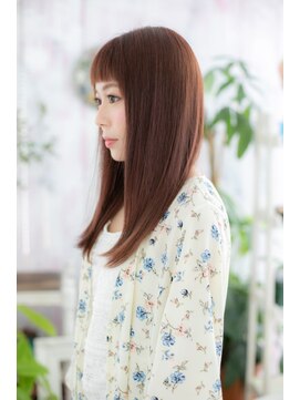 ミック ヘアアンドビューティー 大山店(miq Hair&Beauty) 個性的オン眉♪大人かわいいピンクカラーガーリーロングa
