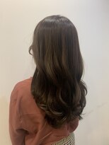 シェノン 西梅田(CHAINON)&nbsp;韓国小顔レイヤーカットブラウンカラー、くびれヘア