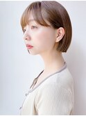 大人の耳かけミニボブ［髪質改善/池袋&目白&大塚］