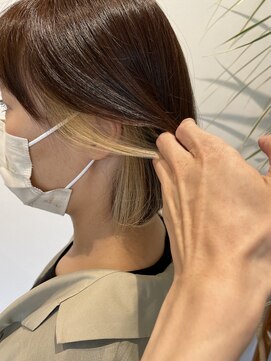 ヴィフ ヘアー(vif hair) ボブ×インナーカラー