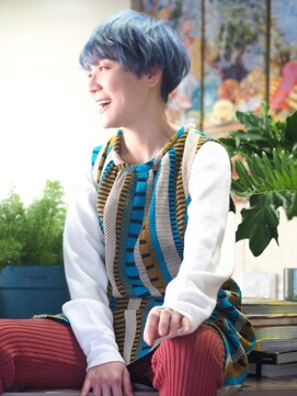 リブロ 三軒茶屋(LIBRO) ヒッピー×ツーブロックマッシュ