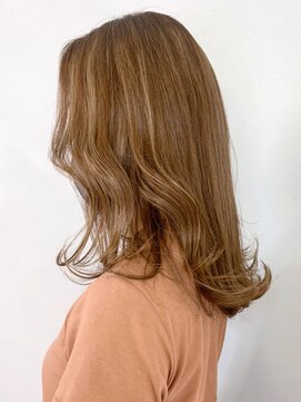 アルバム 新宿(ALBUM SHINJUKU) ハイライトラベンダーベージュ_くびれヘア_ba337062