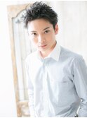 ワイルドツーブロックショートウェットヘアO