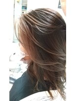 ヘアードロップス(Hair Drops)&nbsp;かき上げレイヤースタイル