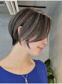 ハイライト/ショート/ショートボブ/ボブ/大人ショート/30代/40代
