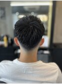 アイロンパーマ×フェードカットスタイル y