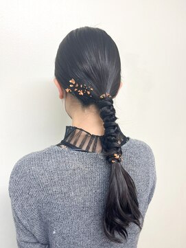 バブルス 上福岡店(BUBBLES) 金箔タイトアレンジ