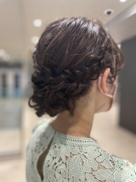 ガニー 流山おおたかの森(GANNI) 編み込みアレンジ【HIROMI】