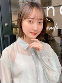 前下がりショートボブ可愛い20代30代表参道