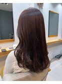 ラベンダーベージュ/ コテ巻き