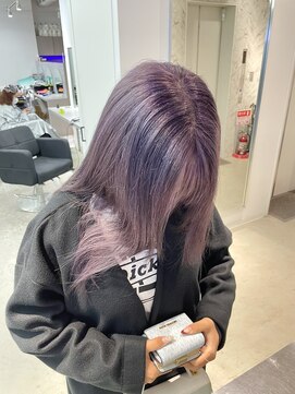 エイト 神戸三宮店(EIGHT) 【可愛い冬カラー】ラベンダーアッシュ♪