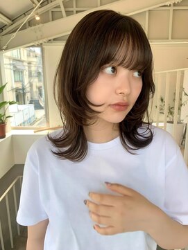 アクアオモテサンドウ(ACQUA omotesando) ◇小顔になれるミディアムウルフ